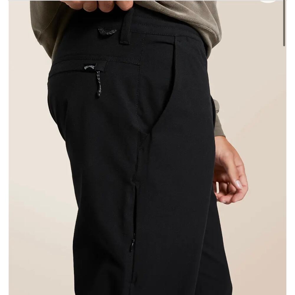 Billabong Men's Surftek Plus Stretch Pants - Black, Size Small - Picture 4 of 12